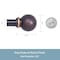 Kenney Mfg Kenney Chelsea 5/8" Standard Decorative Window Curtain Rod, 48-86", Oil Rubbed Bronze KN71701V1 - alternate 4